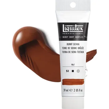Vodová barva Akrylová barva Liquitex Heavy Body - Burnt Sienna