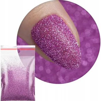 Přípravek na nehty Prášek Ozdoby Na Nechty 20g kosmetický Pink třpytivý Č. 71