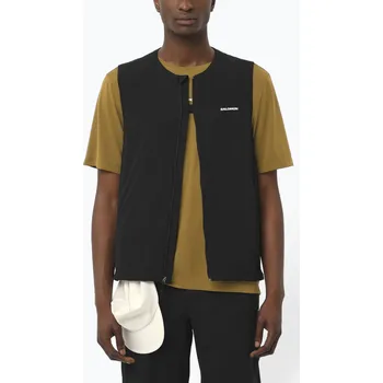 Pánské oblečení Běžecká vesta Salomon Mountain Flex Hybrid deep black