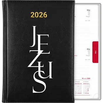 Kalendář Knižkový kalendář 2026 A5 černý