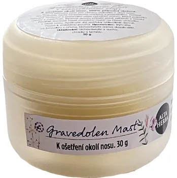 Bylinná léčivá mast AltaHerba Gravedolen mast k ošetření okolí nosu 30 g