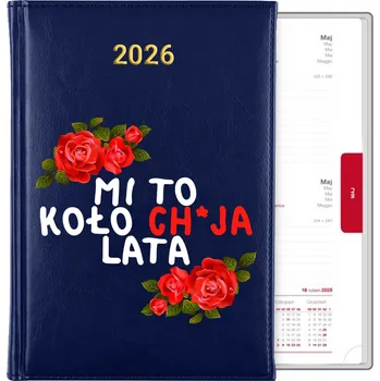 Kalendář Knižní kalendář 2026 A5 modrý