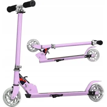 Koloběžka SKLÁDACÍ KOLOBĚŽKA PRO DĚTI S LED KOLY, NOSNOST 70 KG