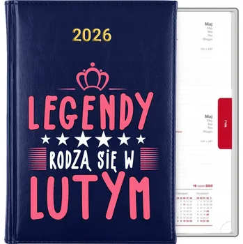 Kalendář Knižní kalendář 2026 A5 modrý