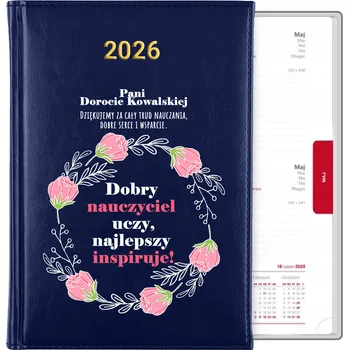 Kalendář Knižní kalendář 2026 A5 modrý