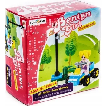 ostatní stavebnice Fun4Kids 33001-4 Sladké Stavebnice 43 dílů