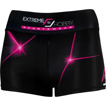 Dámské kraťasy Extreme Hobby Dámské sportovní šortky MT Sport Černé/Růžové S