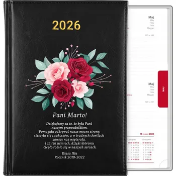 Kalendář Knižkový kalendář 2026 A5 černý