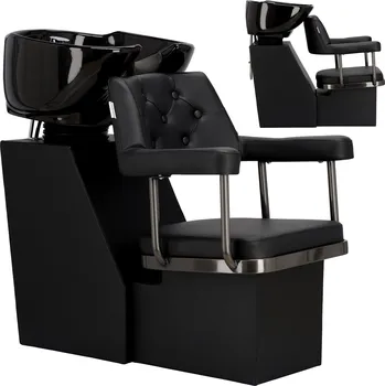 Myčka nádobí Myčka myčka kadeřnická barberská Ezra do kadeřnického barberského salonu pohyblivá keramická mísa armatura baterie sluchátko 1-MF-042002