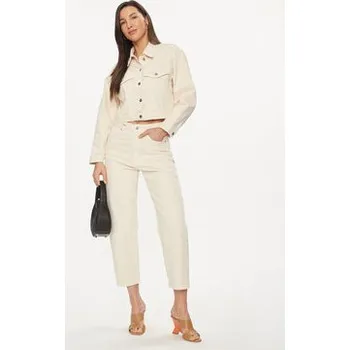 Pánská casual bunda United Colors Of Benetton Jeansová bunda 25Z2DN05C Écru Regular Fit L