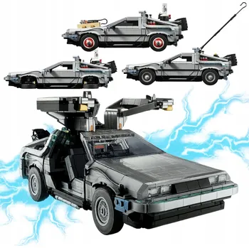 ostatní stavebnice STAVEBNICE DELOREAN DMC-12 MEGA STAVEBNICE NÁVRAT DO BUDOUCNOSTI 1872 DÍLŮ