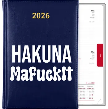 Kalendář Knižní kalendář 2026 A5 modrý