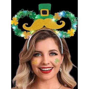 Čelenka Čelenka ke dni svatého Patrika/Halloweenská LED čelenka