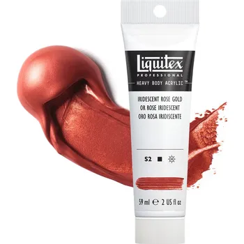 Vodová barva Akrylová barva Liquitex Heavy Body - Iridescent Rose Gold