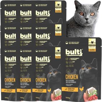 Krmivo pro kočku Mokré krmivo pro kočky BULTI SUPERFOODS kapsička KUŘE KOKOS GOJI
