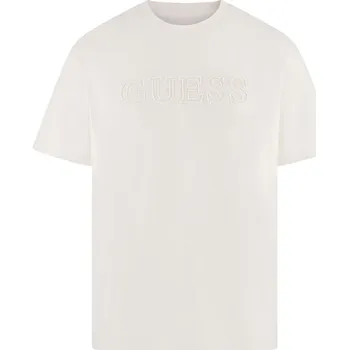 Pánské tričko Pánské Tričko s krátkým rukávem GUESS SS ALPHY T-SHIRT Z2YI11J1314-SCFY – Šedá S