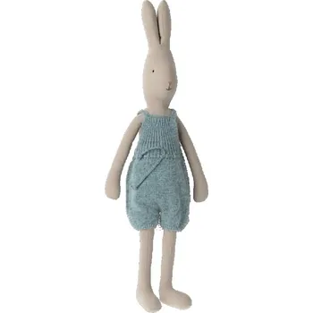 Hračka Maileg Zajíc v pleteném overalu, Size 4 Maileg Rabbit Knitted Overall Size 4