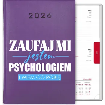 Kalendář Knihový kalendář 2026 A5 fialový