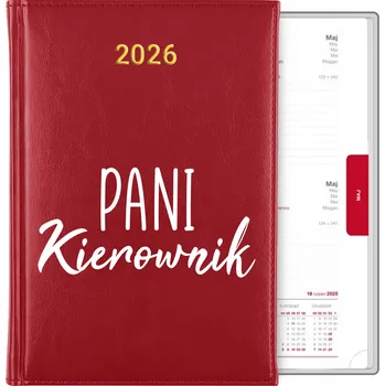 Kalendář Knižní kalendář 2026 A5 červený