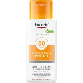 Přípravek na opalování EUCERIN SUN ALLERGY PROTECT Ochranný krém SPF 50+ na obličej a tělo 150 ml