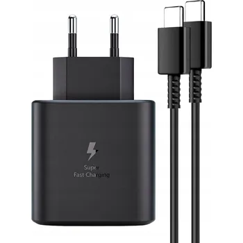 Síťová nabíječka USB-C 45W černá s kabelem 1m