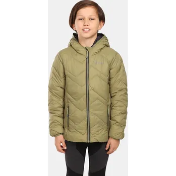 Kilpi REBEKI-JB Chlapecká zateplená bunda UJ0105KI Zelená 98