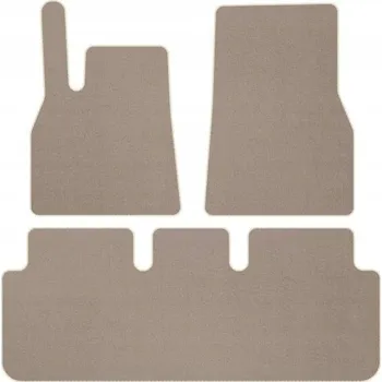 autokoberec Koberce Edecor velurové 3 ks