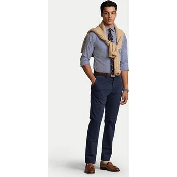 Pánské kalhoty Polo Ralph Lauren Chino kalhoty 710778778002 Tmavomodrá Slim Fit 35_32