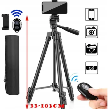 Stativ Tripod Alogy Fotografický stativ 3120, 103 cm, černý