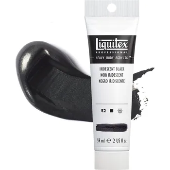 Vodová barva Akrylová barva Liquitex Heavy Body - Iridescent Black