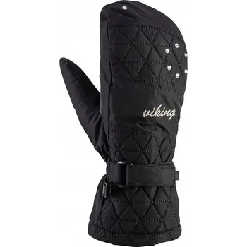 Rukavice Dámské lyžařské rukavice Viking Mirabel jednoprsté, černé, vel.