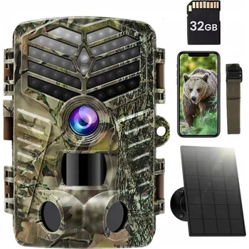 Bezpečnostní kamera ZIMOCE Mini fotopast 32MP, 4K kamera pro sledování zvěře