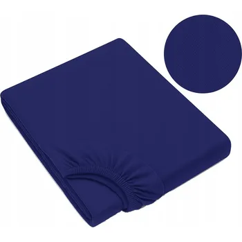 Prostěradlo Prostěradlo 160x200 cm jersey granátové s gumičkou bavlna VYSOKÁ HRUBÁ