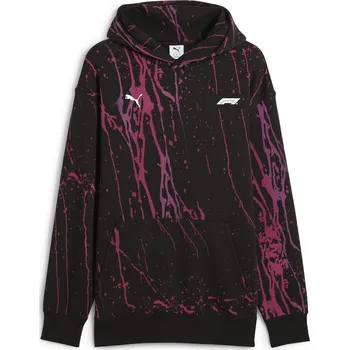 Pánská mikina Pánská Mikina PUMA F1 COLOR SPLASH HOODIE 63017001 – Černá XL