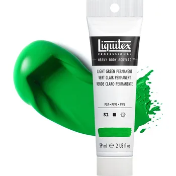 Vodová barva Akrylová barva Liquitex Heavy Body - Light Green Permanent