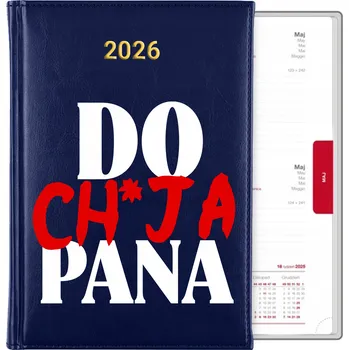 Kalendář Knižní kalendář 2026 A5 modrý