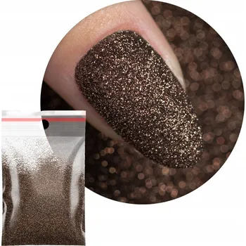 Prášek na nehty Ozdoby Na Nechty 20g Kosmetický bronzový třpyt Č.56