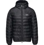 Pánská Zateplená bunda EA7 TRAIN CORE ID M DOWN LIGHT HOODED JACKET 8NPB24PNGPZ1200 – Černá XL