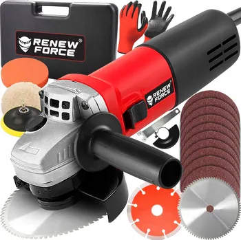 úhlová bruska Úhlová bruska Renew Force 1500 W 125 mm síťová s regulací otáček