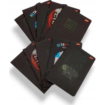 Sešit Sešit A5 s mřížkou Unipap, 60 listů, měkká obálka, 10 ks