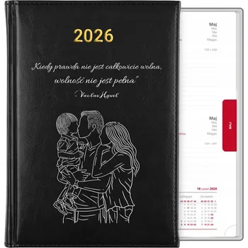 Diář Knižkový kalendář 2026 A5 černý