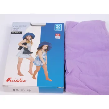 punčocháče Ariadne punčochové kalhoty FIALKOVÉ 20 den velikost oblečení - děti: 140