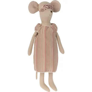 plyšák Maileg Myška v noční košilce Medium Maileg Medium mouse, Nightgown