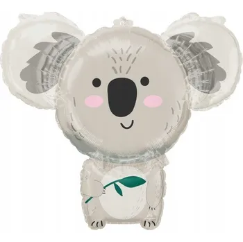 Balónek Amscan fóliový balónek Koala junior 71 cm šedý