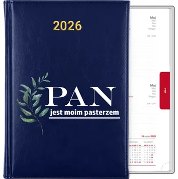 Kalendář Knižní kalendář 2026 A5 modrý