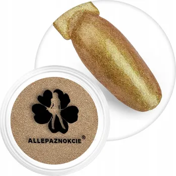Prášek na nehty Ozdoby Na Nechty ALLEPAZNOKCIE 2g Chameleon Effect Zlatý Č.10
