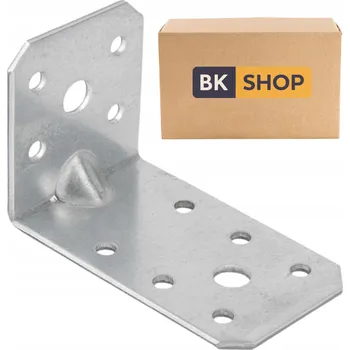 Tesařské kování Stavební montážní tesařský úhelník s prolisem 60x35x35x2 50 Ks