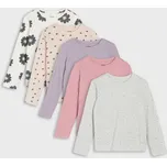 Sinsay - 5 balení triček s dlouhým rukávem - vícebarevná - XE151-MLC - XE151-MLC-98