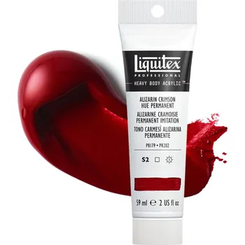 Vodová barva Akrylová barva Liquitex Heavy Body - Alizarin Crimson Hue Permanent