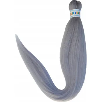 Barevné syntetické vlasy na zaplétání, dredy KANEKALON EASY BRAID II 2GREY
